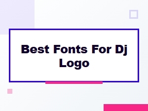 Best Fonts for Dj Logo